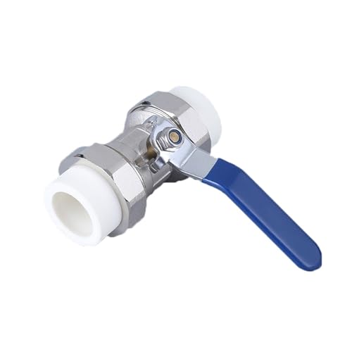 1 STÜCK PPR Messing wärmefusion Sanitär-kugelhahn 3/4 1 "1-1/4" garten wasserhahn fitting Doppel Union Buchse Wasserventil(DN20) von QLYUEUI