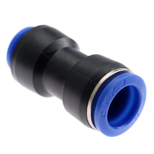1 Stück Pneumatische Armaturen aus Kunststoff, gerade Reduzierstücke, Wasserschlauch-Schnellanschluss for Luft-/Vakuum-Wasserschlauch, 2 Wege(16mm to 12mm) von QLYUEUI