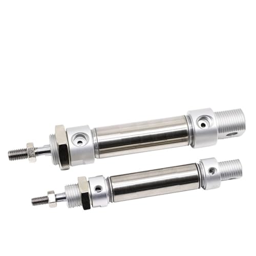1 Stück eingebauter Magnet MA-Serie Mini-Luftzylinder 25 MM Bohrung 10-100-300 mm Hub Double Action Mini-Rundzylinder(MA25X35S,-U Flat-end type) von QLYUEUI