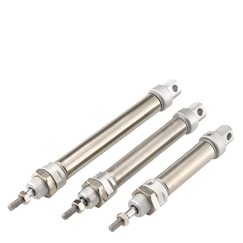 1 Stück eingebauter Magnet MA-Serie Mini-Luftzylinder 40 MM Bohrung 25-100-500 mm Hub Double Action Mini-Rundzylinder(MA40X50S,-U Flat-end type) von QLYUEUI