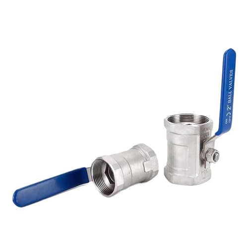 1 stück 1/4 "3/8" 3/4 "1" 1-1/4 "1-1/2" 2' Edelstahl SS304 Rohr Kugelhahn Innengewinde Sanitär ON-OFF Kugelhahn(1") von QLYUEUI