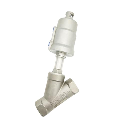 1 stück 100S0NC 1-1/4 1-1/2 2 2-1/2 3 Pneumatische Luft Normal Geschlossen Winkel Ventil Edelstahl 304(SS304 080NC G3,Double Acting) von QLYUEUI