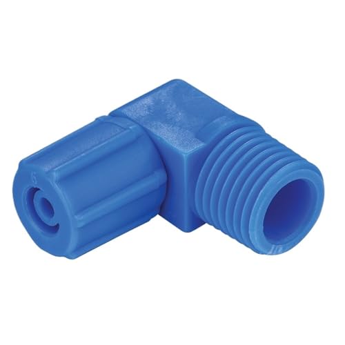 1 stück Kunststoff PTL 1/8 1/4 Kunststoff Kleine Fitting Elbow Mini Fitting Pneumatische Automatisierung Teile(PTL6-02 6mm R1-4,1PC) von QLYUEUI