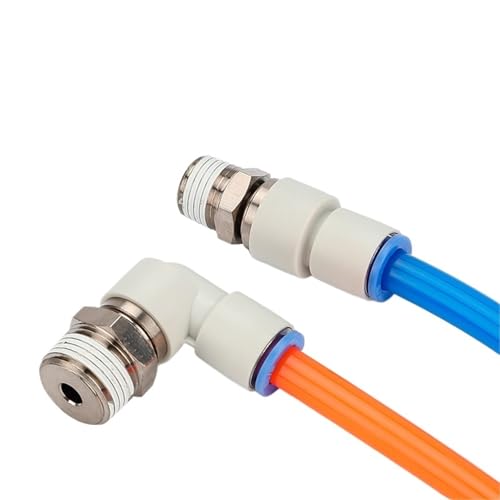 1 stück Pneumatische NRC High Speed Rotary One Touch Armaturen KSH KSL Rohrverbinder 4 6 8 10 12mm Gewinde M5 Rohrverschraubung(04-M6) von QLYUEUI