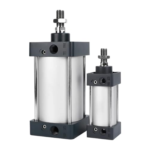 1 stück Pneumatische Zylinder SC Standard Luft Zylinder 32/40/50/63/80/100mm Bohrung 25/50/75/100/125/150/175/200mm Hub(Stroke 100mm,Bore 40mm) von QLYUEUI