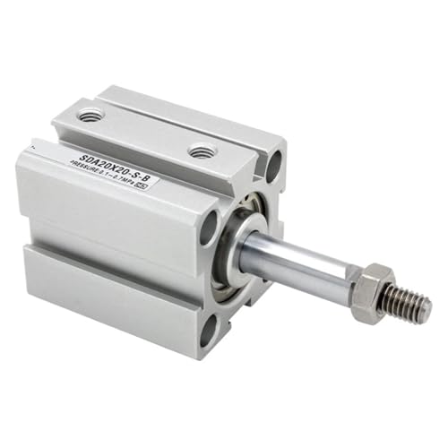 1 stück SDA32-B luft pneumatische zylinder SDA32x50-B doppeltwirkend kompaktzylinder Bohrung 32 mm hub 5-100mm außengewinde(SDA32X60-B,-S(with magnetism)) von QLYUEUI