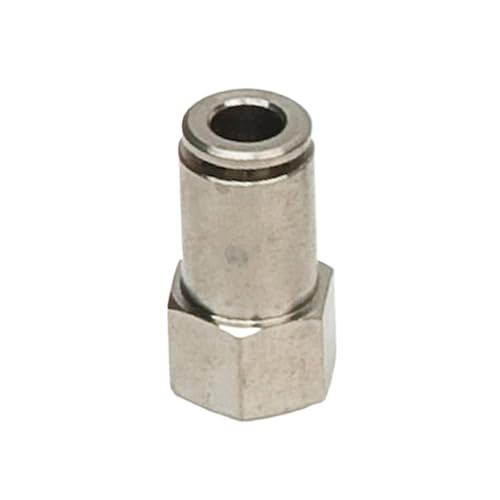 1 stück Weibliche Gerade Rohr 10 Teile/los MPCF M5 1/8 1/4 3/8 1/2 Alle Metall Armaturen Pneumatische Air Fitting Air Rohr stecker(MPCF4 01 4mm R1-8) von QLYUEUI