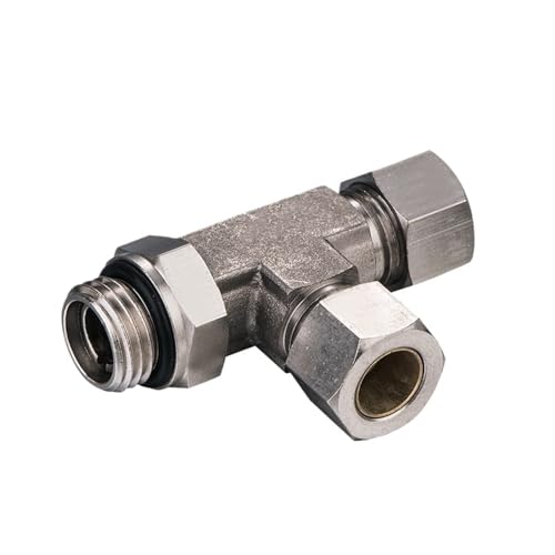 10 Teile/los KST 1/8 1/4 3/8 1/2 Rohr Einsetzen Lok-Armaturen Anschluss Compression Fitting Rohr Air Fitting Rohr Joint(KST10-04 10mm R1-2) von QLYUEUI