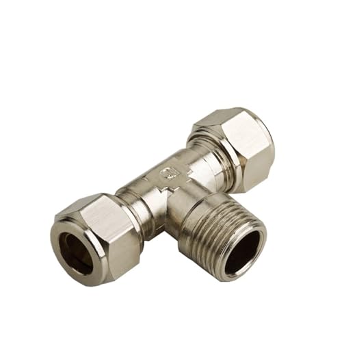 10 Teile/los KT 1/8 1/4 3/8 1/2 Pneumatische Kompression Messing Fitting R Gewinde Pneumatische Teile Rohr Armaturen Air Fitting(KT6-03 6mm R3-8) von QLYUEUI