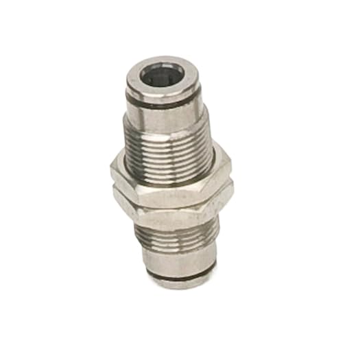 10 Teile/los MPM 04 06 08 10 12 0-1,0 MPa Alle Messing Pneumatische Fitting Luft Rohr Union Fitting push-In Fitting(MPM 04 4mm) von QLYUEUI
