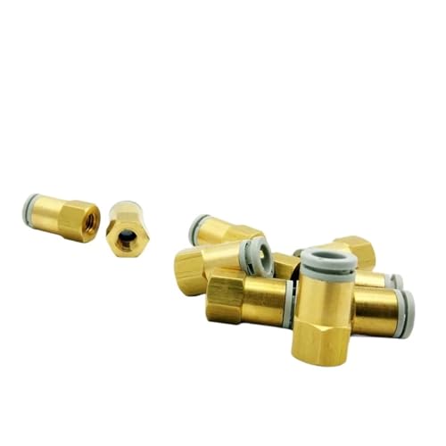 10 Teile/los PCF M5 1/8 1/4 3/8 1/2 C Weibliche Gerade Fitting Kunststoff Pneumatische Push In Air Fitting(PCF4 01 4mm 1-8,R Thread) von QLYUEUI