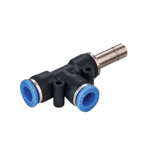 10 Teile/los PDJ Zweig T Push In Air Kunststoff Fitting Pneumatische Schlauch Anschluss for Luft Vakuum(PDJ8 8mm) von QLYUEUI