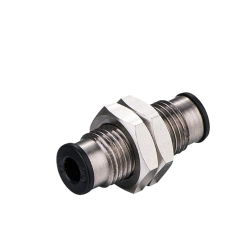 10 Teile/los PMP Messing Körper Kunststoff Hülse Pneumatische Push In Fitting Union Pneumatische Rohr Fitting(PMP10 10mm) von QLYUEUI