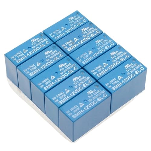 10 Teile/los leistungsrelais SMIH-05VDC-SL-C SMIH-12VDC-SL-C SMIH-24VDC-SL-C 5 V 12 V 24 V 16A 8PIN(SMIH-5VDC-SL-C) von QLYUEUI