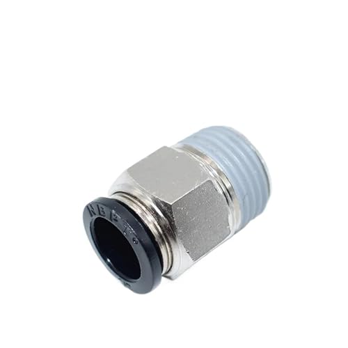 10 stücke 20 stücke PC1/4 5/16 3/8 1/2 Pneumatische Luft Armaturen Zoll Größe One-touch(1I2-M16X1.5,10pcs) von QLYUEUI