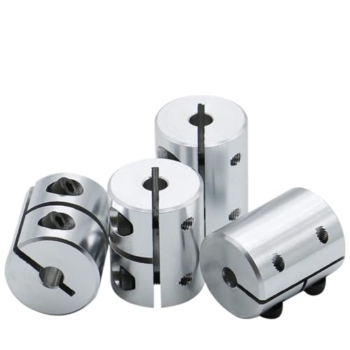 1PC 3D Drucker T8 Blei Schraube Starre Welle Koppler Clamp Stepper Servo Motor Kupplung D20L25 5x8(D20L25-6.35X6.35) von QLYUEUI