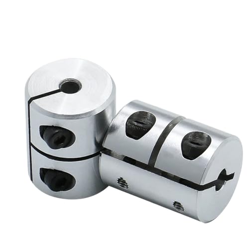 1PC D20 L30 Hochpräzise starre Kupplung Wellenkupplungen aus Aluminiumlegierung 4 M3-Schrauben for CNC-Schrittmotorzubehör(D20L30-5X6.35) von QLYUEUI