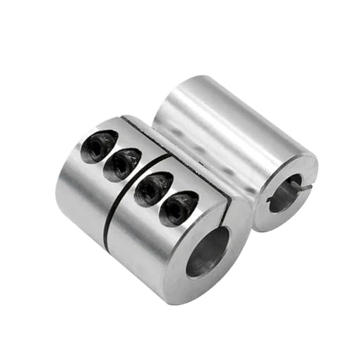1PC D25 L35 Aluminiumlegierung Starre Kupplung Hochpräziser Wellenstangenkopplerabschnitt for Schrittmotor-Schnitzmaschine(8X8) von QLYUEUI