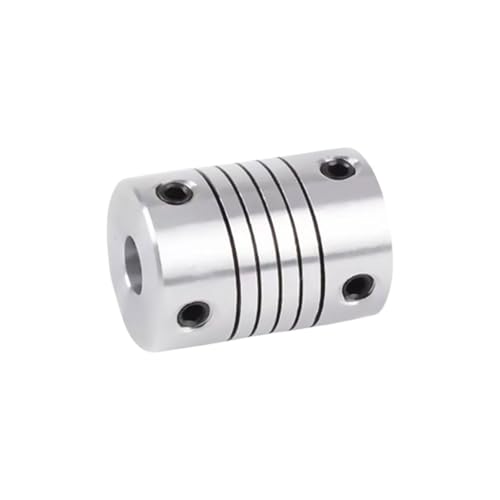 1pc D25L25 Aluminium Legierung Elastische Spann Kupplung Motor Encoder Loch 5-12mm(5-7) von QLYUEUI