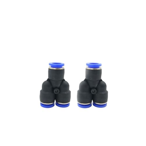 1pc Y Typ Kunststoff Fitting Union Fitting Schnell Anschluss PU Rohr Push In Fitting(PY 08 8mm,1PC) von QLYUEUI