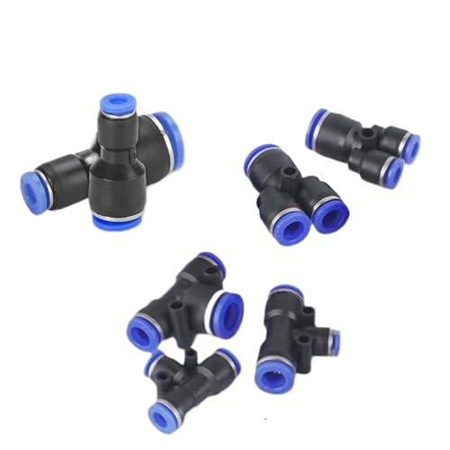 2PCS PG PEG PW6-4/8-4/8-6/10-6/10-8/12-10 Pneumatische Fitting Reduzierung T Luftröhre Gerade-durch Reduzierung Joint(8-4,PW) von QLYUEUI