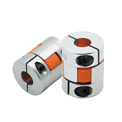 4 Stücke D20 L25 4 5 7 8 9 10mm 2 Backen Spider Plum Flexible Koppler Kupplung for CNC 3D Drucker Schrittmotor Wellenkupplung(5X6.35) von QLYUEUI