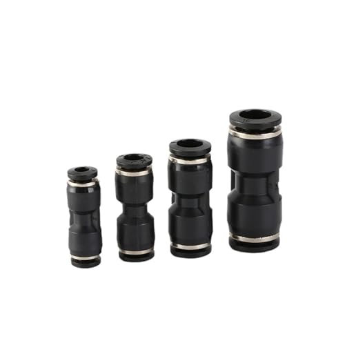 50 stücke 100 stücke PU4 PU6 PU8 PU10 PU12 PU14 PU16 Pneumatische Luft Armaturen Besser als blau PU Gerade Stecker(PU4 OD4mm,100pcs) von QLYUEUI
