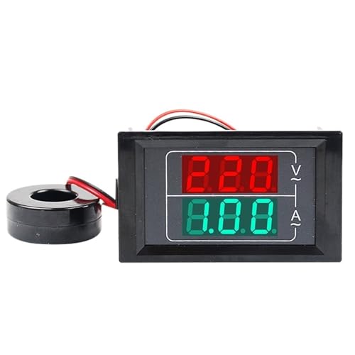 Digital Voltmeter Amperemeter LED Dual Digital Volt Ampere Meter Manometer AC50-500V 220V D85-5035VA Digital Voltmeter Amperemeter LED Dual Digital Volt Ampere Meter Manometer AC50-500V 220V D85-5035VA von QLYUEUI