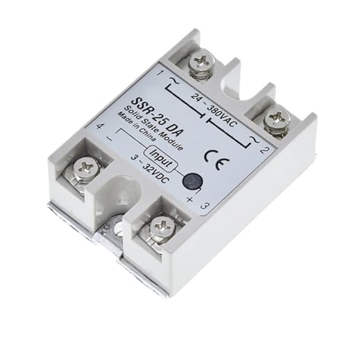 Einphasige Halbleiterrelais SSR-25DA 10 25 40 50 Control AC 220v25A Kleine Solide(A2) von QLYUEUI