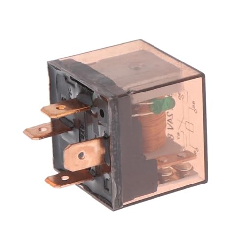 Wasserdichtes Kfz-Relais 12 V/24 V 80A 4Pin/5Pin SPDT Auto-Steuergerät Auto-Relais(24V 4PIN 80A) von QLYUEUI