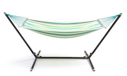 HÄNGEMATTE mit Gestell 100 kg Camping mobil Tragetasche NEU Hängeliege Stoffmatte mit Stäben HÄNGEMATTE mit Gestell 100 kg Camping mobil Tragetasche NEU Hängeliege Stoffmatte mit Stäben von QM oder baugleich