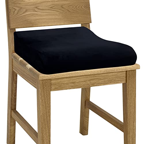 QMBasic AUFSTEHKISSEN Sitzerhöhung 40x40 cm | Aufstehhilfe Sitzkissen mit Schaumkern mit Samtbezug | Ergonomisches Keilkissen von QMBasic