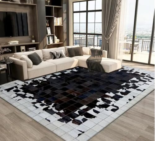 QMETOS Geometrischer Stil Teppich Zuhause Wohnzimmer Fußmatten Flur Fußmatte Schlafzimmer Nachttischmatte Badezimmer Küche Teppich 160X230Cm von QMETOS