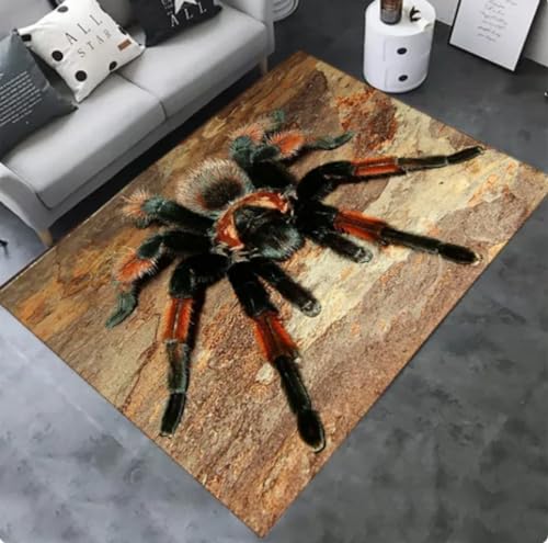 Teppich Cartoon Horror Teppich 3D Gedruckte Matte Teppich Wohnzimmer Schlafzimmer Bereich Teppiche Home Decor Anti-Rutsch Matte 80X120Cm von QMETOS