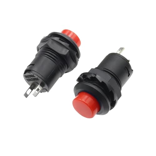 100PCS red Momentary Switches DS428 12mm OFF- ON Push Button Switch 3A /125VAC 1.5A/250VAC DS-428 von QMIQXIWS