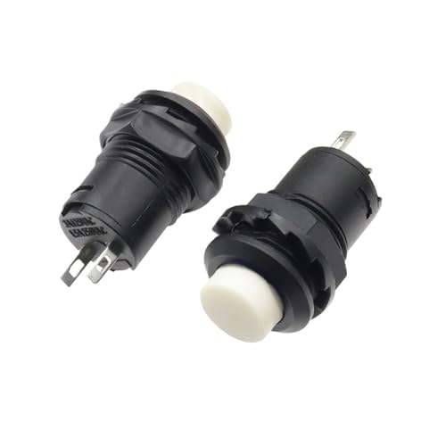 100PCS white Momentary Switches DS428 12mm OFF- ON Push Button Switch 3A /125VAC 1.5A/250VAC DS-428 von QMIQXIWS