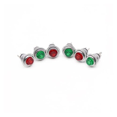 100pcs GREEN DS-101 8mm On/Off Push Button Switch Lockless Momentary ON OFF Push Button Normally Open Switch von QMIQXIWS