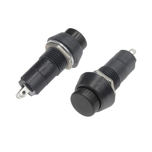 1pcs Black Momentary PBS-11A 12mm Push Button Switch Latching Switchs 1A 250V AC 2PIN PBS-11B 1pcs Black Momentary PBS-11A 12mm Push Button Switch Latching Switchs 1A 250V AC 2PIN PBS-11B von QMIQXIWS