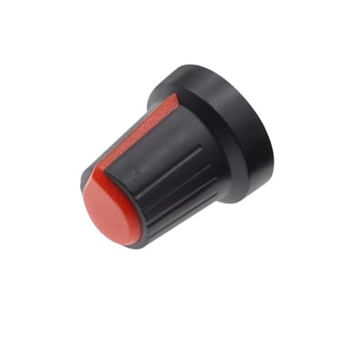 25PCS red WH148 Potentiometer Knob Cap(copper core) 15X17mm 6mm Shaft Hole AG2 von QMIQXIWS