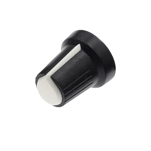 25PCS white WH148 Potentiometer Knob Cap(copper core) 15X17mm 6mm Shaft Hole AG2 von QMIQXIWS