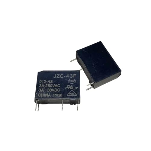 5pcs Relay JZC-43F 012-HS (555) 4PIN normally open 5A and von QMIQXIWS