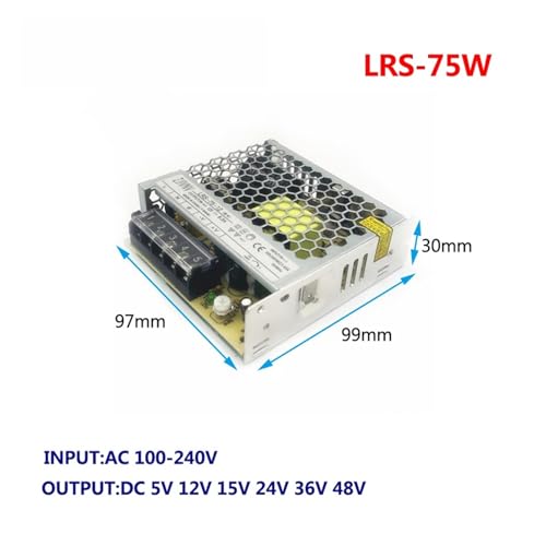 LRS-75-12 LRS-75-24 75W Single Output Switching Power Supply Ultra-thin Power Supply 75W for Automation Equipment ZUZAOJUYIN(24V_75W) von QMIQXIWS