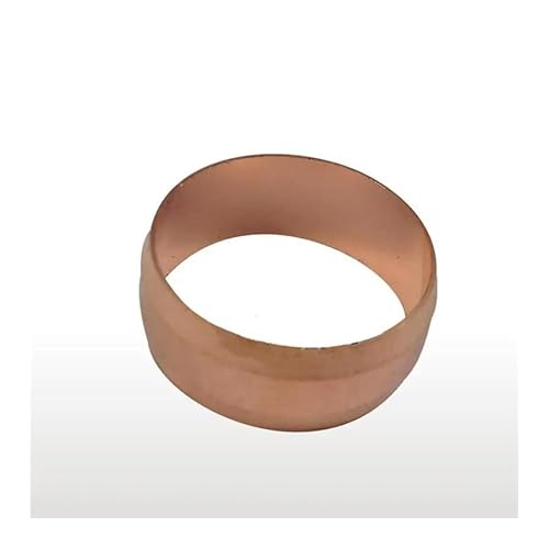 QMIQXIWS 10 PCS Fit 12mm Tube OD CopperFerrule Ring for Compression Union 10 PCS Fitting Water Gas Oil von QMIQXIWS