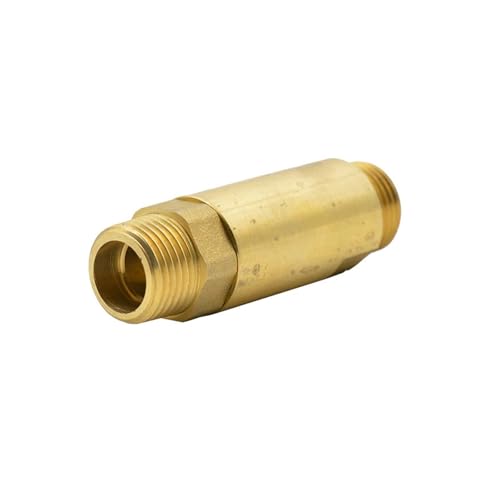 QMIQXIWS 1PC Brass Antifreeze Valve 1/2" Male-Male Water Piping Straight-Through Type Frost Valve Valve Water Pipe Connector von QMIQXIWS