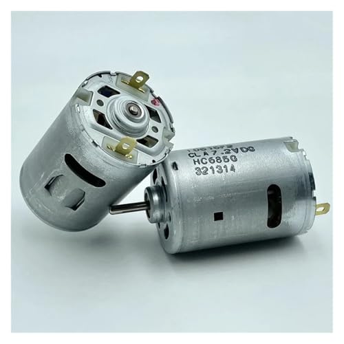 QMIQXIWS 1PC RS-545 Carbon Brush Motors DC 7.4V 23500RPM High Speed with Cooling Fan Large Torque for Hand Drill Blower QMIQXIWS 1PC RS-545 Carbon Brush Motors DC 7.4V 23500RPM High Speed with Cooling Fan Large Torque for Hand Drill Blower von QMIQXIWS