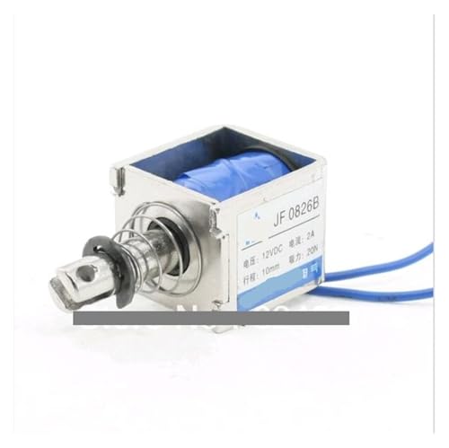 QMIQXIWS DC 12V 2A 10mm Stroke 20N 2Kg 4.4LB Force Push Type Open Frame Solenoid Electromagnet von QMIQXIWS