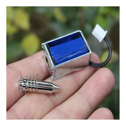 QMIQXIWS DC 5V 6V 9V 12V Magnetic Solenoid Push & Pull Open Frame Electromagnet Stroke Push Pull Solenoid Electromagnetic QMIQXIWS DC 5V 6V 9V 12V Magnetic Solenoid Push & Pull Open Frame Electromagnet Stroke Push Pull Solenoid Electromagnetic von QMIQXIWS