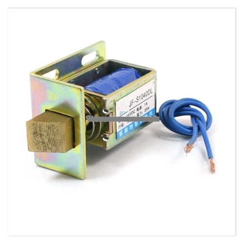 QMIQXIWS Door Lock Solenoid Electromagnet 12V DC 1A 10mm Stroke 25N 2.5Kg 5.5LB Force Open Frame Type JF-S104DL QMIQXIWS Door Lock Solenoid Electromagnet 12V DC 1A 10mm Stroke 25N 2.5Kg 5.5LB Force Open Frame Type JF-S104DL von QMIQXIWS