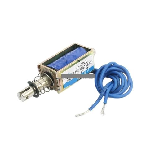 QMIQXIWS JF-0530B DC 12V 300mA 5N 10mm Pull Push Type Open Frame Linear Motion Solenoid Electromagnet QMIQXIWS JF-0530B DC 12V 300mA 5N 10mm Pull Push Type Open Frame Linear Motion Solenoid Electromagnet von QMIQXIWS