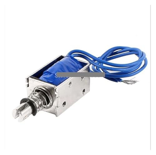 QMIQXIWS JF-0630B DC 12V 600g 6N Lift 10mm Stroke Open Frame Push Pull Type Electromagnet Electromagnetic Solenoid 12V DC 300mA QMIQXIWS JF-0630B DC 12V 600g 6N Lift 10mm Stroke Open Frame Push Pull Type Electromagnet Electromagnetic Solenoid 12V DC 300mA von QMIQXIWS